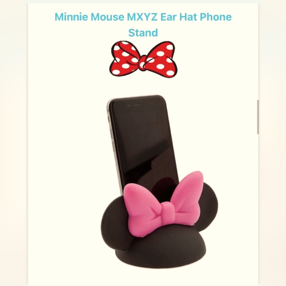 GUC Disney Store MXYZ Minnie Mouse Ear Hat Phone Stand